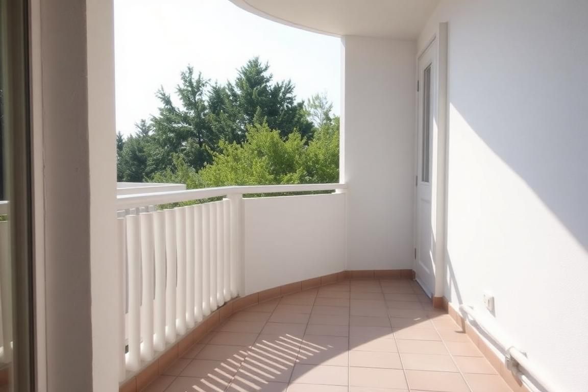 Empty balcony — a template you can design in DifferView