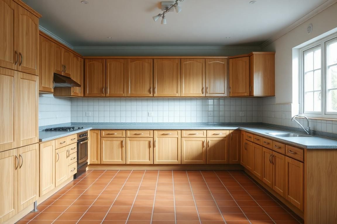 Oak kitchen — a template you can design in DifferView